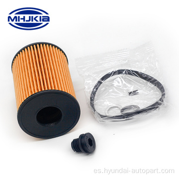 Filtro de aceite de motor 26350-2S000 para auto Hyundai